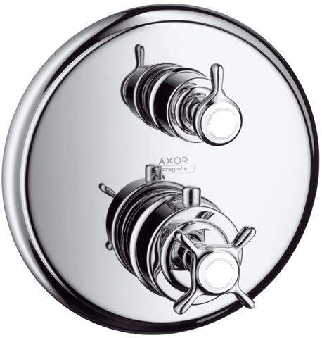 hansgrohe Fertigmontageset Axor Montreux UP-Thermostatbatterie, mit Absperrventil, chrom-16800000