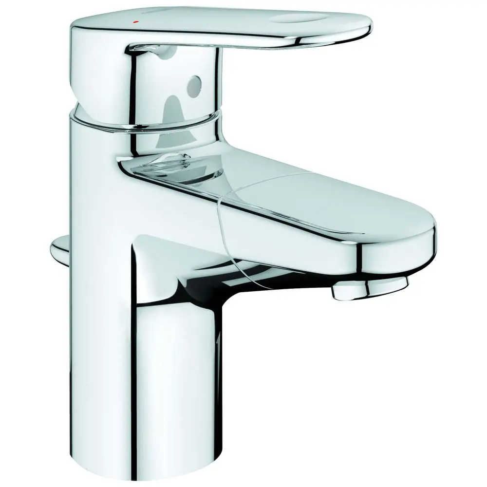 GROHE Waschtisch-Einhebelmischer Europlus S-Size, herausziehbarer Auslauf, mit Temperturbegrenzer, chrom-33155002
