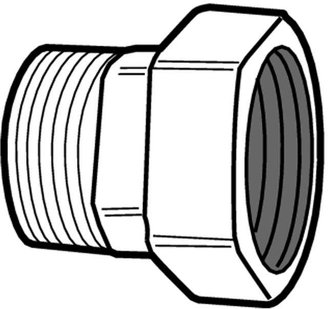 IMI Heizkörper-Anschlussverschraubung R 1/2, für Radiett-S, AMETAL, vernickelt, ohne Lanze-50721115