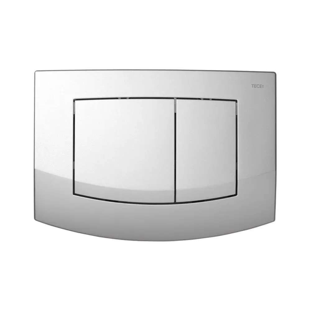 TECE WC-Betätigungsplatte TECEambia chrom matt, für 2-Mengentechnik-9240225