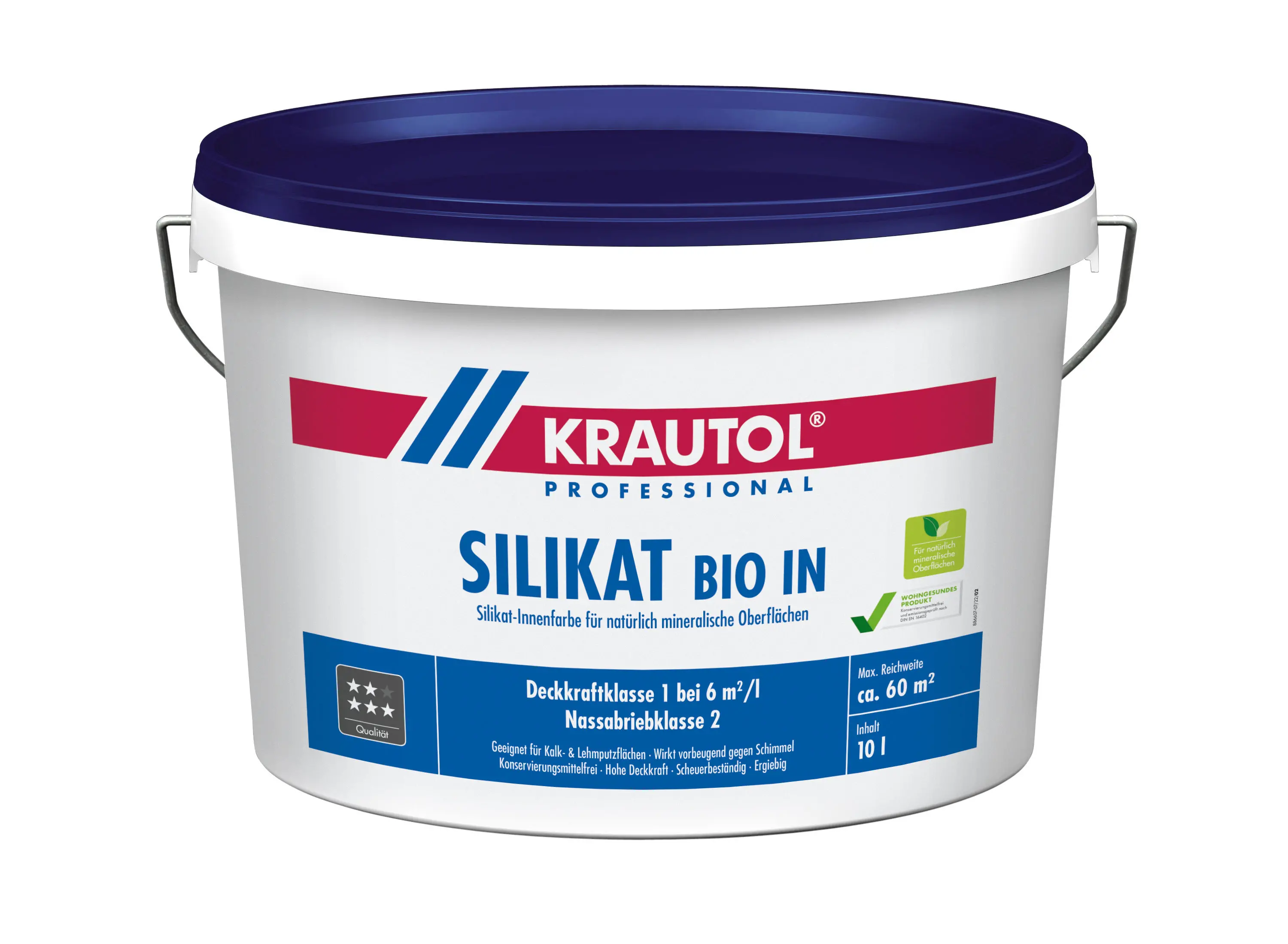 Krautol Silikat-Wandfarbe SILIKAT BIO IN für natürlich mineralische Oberflächen-863433