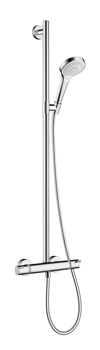 Hansgrohe Showerpipe Croma Select S Multi weiß/chrom, mit Thermostat-27247400