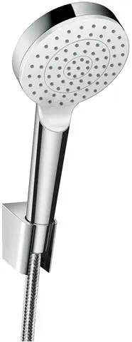 Hansgrohe Brause-Set Crometta EcoSmart 9 l/min, weiß/chrom, Brauseschlauch, 125 cm-26568400