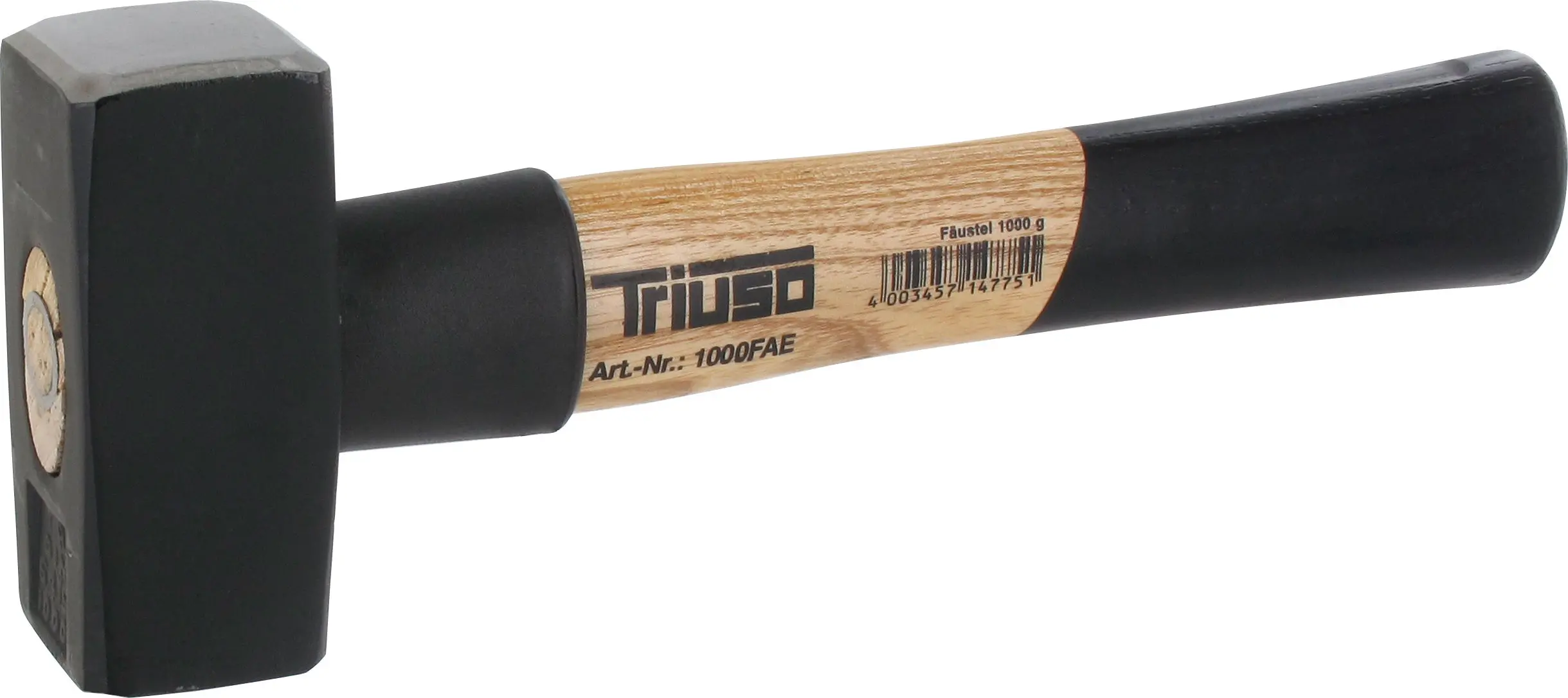 Triuso Fäustel-Hammer DIN 6475, mit Eschenstiel-1000FAE