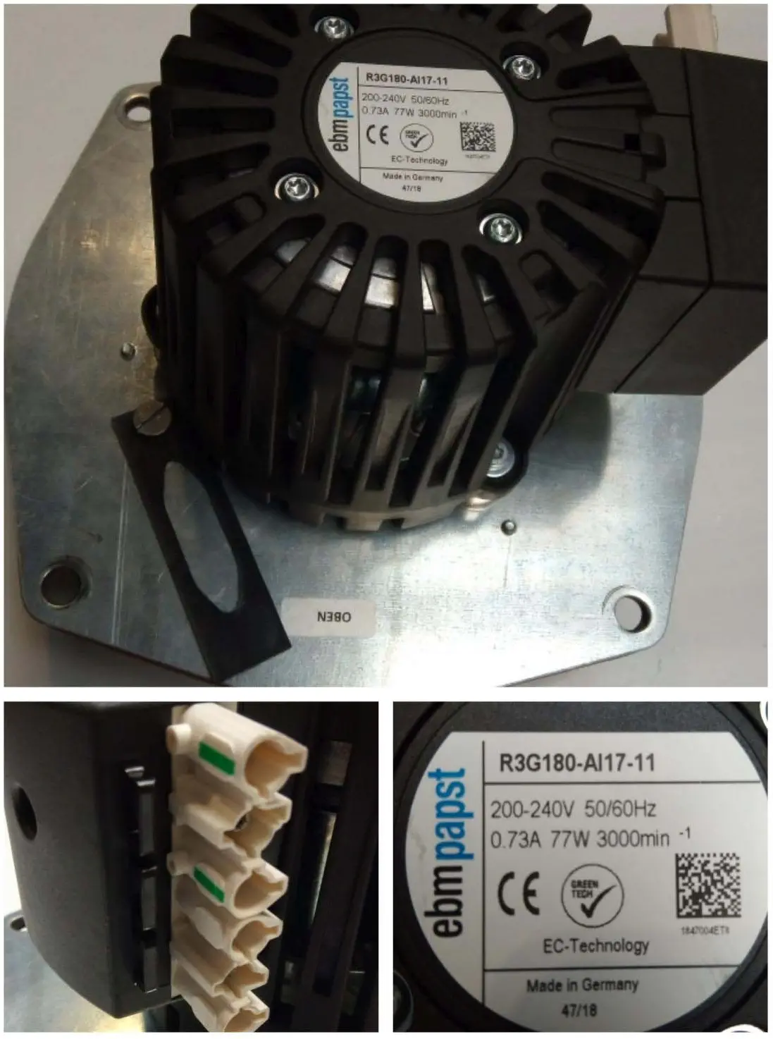 ETA Heiztechnik Abgasgebläse eHACK EP 20-50kW mit Ventilatorrad u.Hochspannungsableitu-050-2705-00 ETA Heiztechnik Abgasgebläse eHACK EP 20-50kW mit Ventilatorrad u.Hochspannungsableitu-050-2705-00
