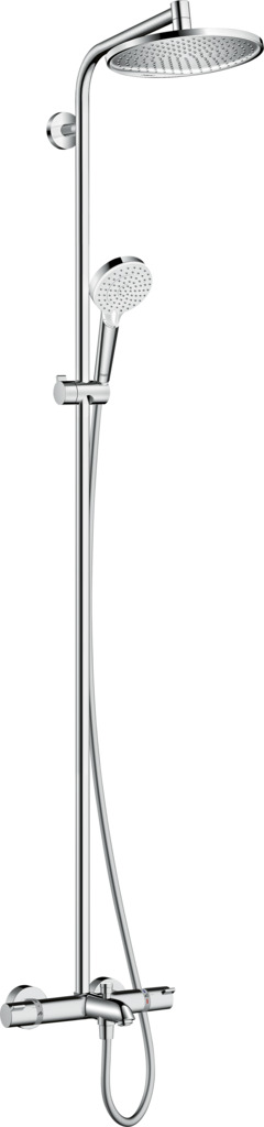 Duschsystem, Regendusche, Handbrause, Chrom, Schlauchbasisausstattung,