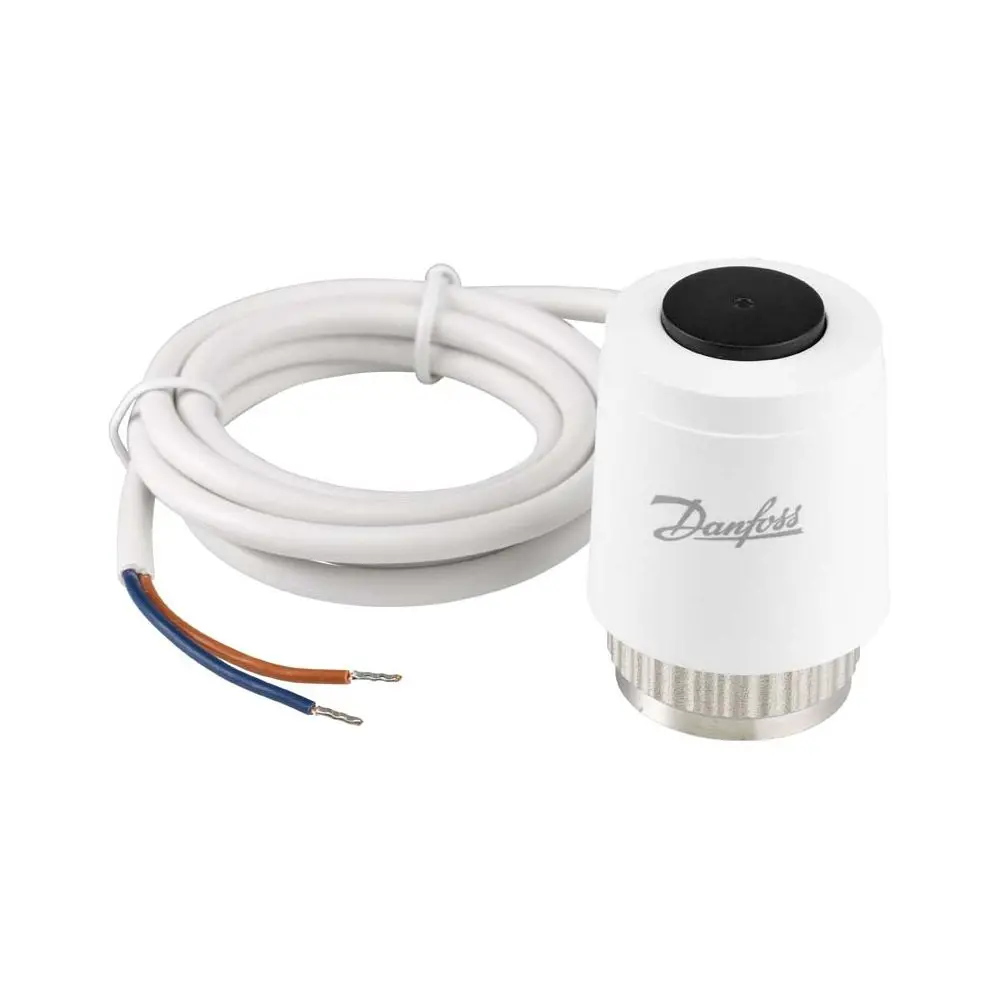 Danfoss Thermischer Stellantrieb, TWA-K/NC stromlos geschlossen, 230 V, 50 Hz, 1 m-088H3142