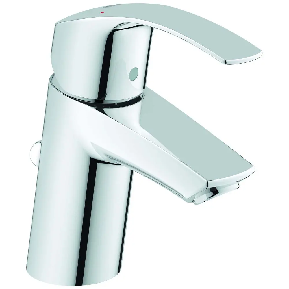 GROHE Waschtisch-Einhebelmischer Eurosmart chrom, S-Size, mit Ablaufgarnitur, mit Temperaturbegrenze-33265002 GROHE Waschtisch-Einhebelmischer Eurosmart chrom, S-Size, mit Ablaufgarnitur, mit Temperaturbegrenze-33265002