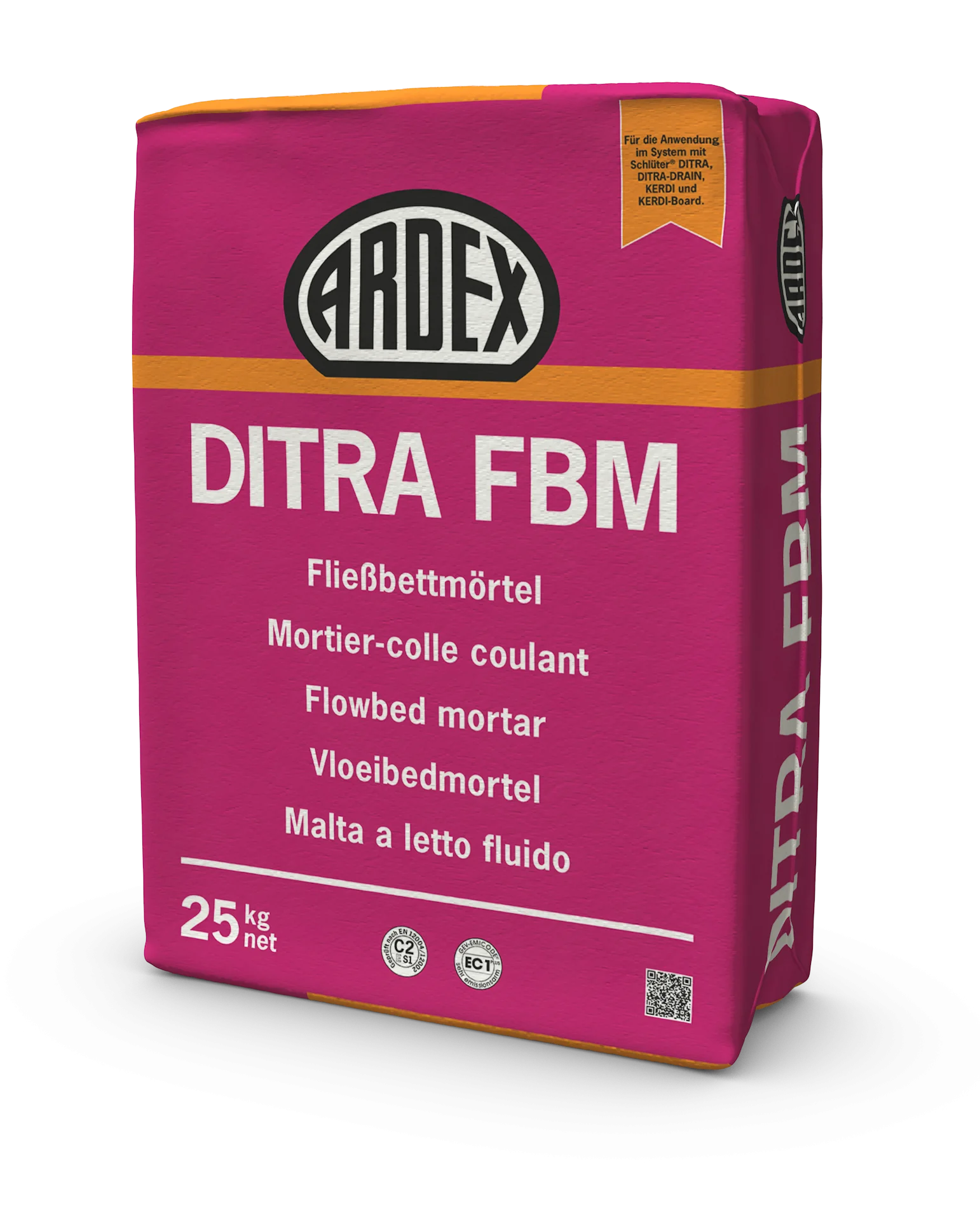 Ardex Ditra FBM Fließbettmörtel, C2 a 25 kg Sack-54205