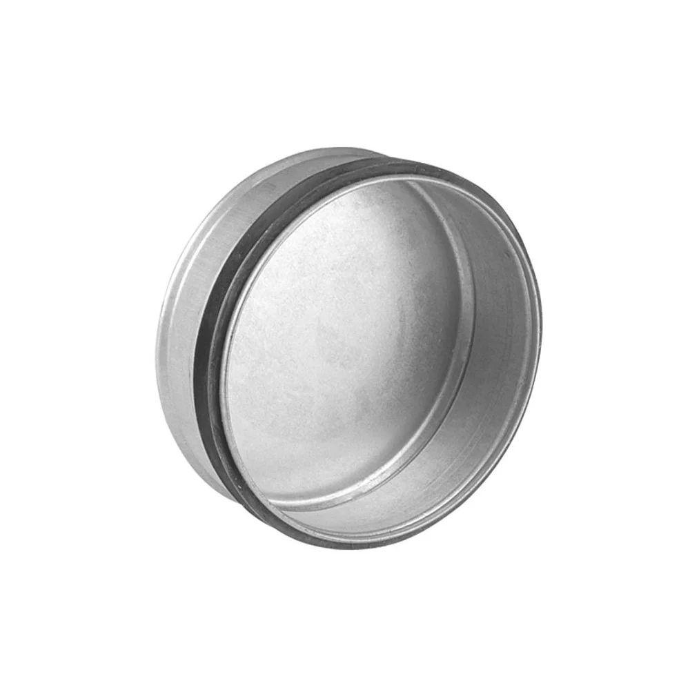 Enddeckel für WF-Rohr DN 100 verzinkt, mit Lippendichtung-EDRD100 Enddeckel für WF-Rohr DN 100 verzinkt, mit Lippendichtung-EDRD100