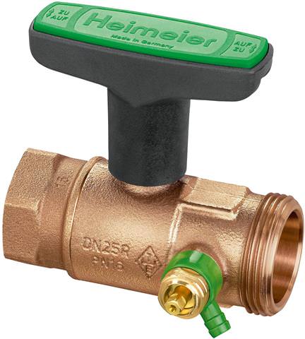IMI Trinkwasser-Kugelhahn Globo D DN 15, Rp 1/2xG 3/4 AG, Rotguss, mit Entleerung-0675-02.000