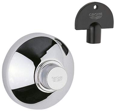 GROHE UP-Ventil-Oberbau 19840, T: 20-80mm Steckschlüssel, chrom-19840000