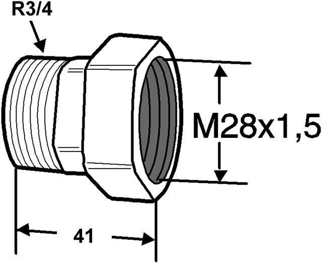 IMI Heizkörper-Anschlussverschraubung R 1/2, für Radiett-S, AMETAL, vernickelt, ohne Lanze-50721115