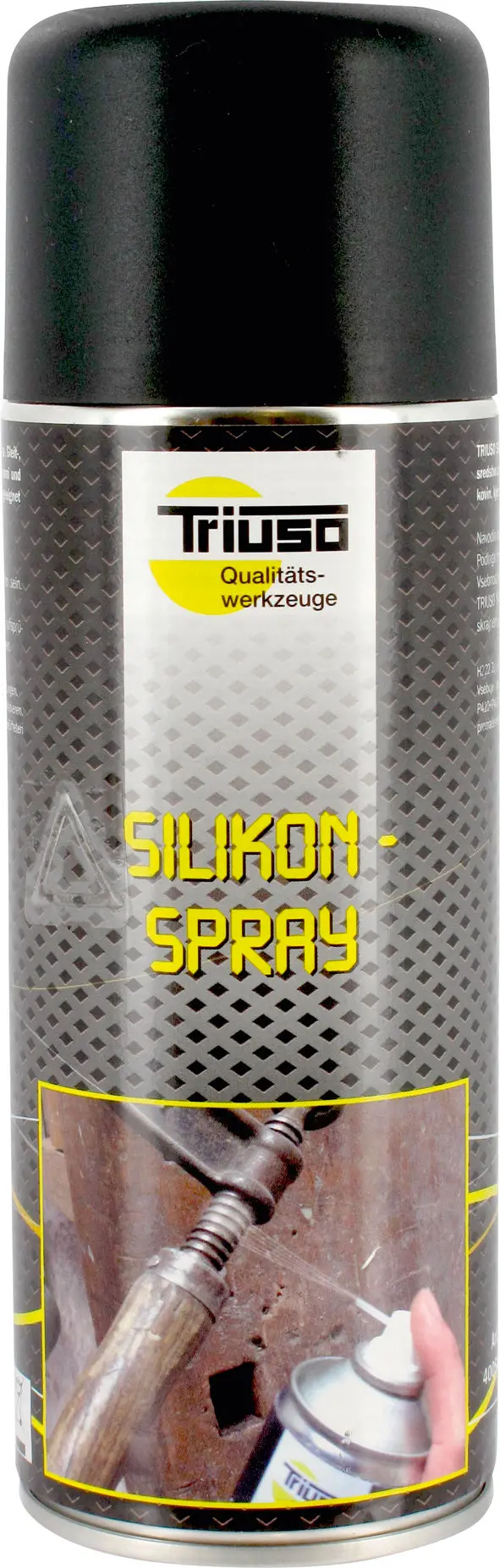 Triuso Silikonspray öl- und fettfreies Schutz-, Gleit-, Trenn- und Pflegemittel, 400 ml, transparent-400SILIKON