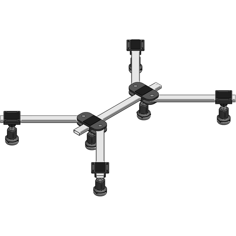 mabo Duschwannenfuß DWF-6 flat für Duschwannen von 800 x 800 bis 1200 x 1200 mm -101335
