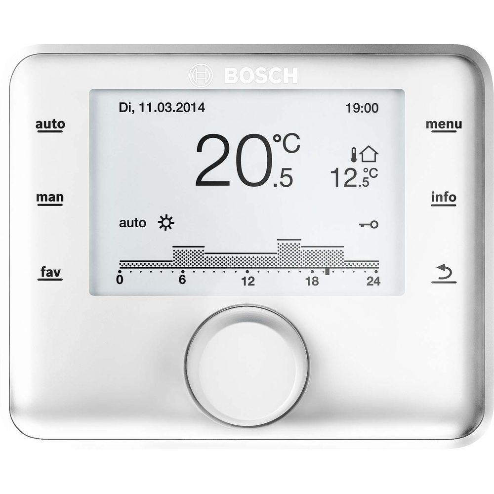 BOSCH Regler CW 400 bis 4 Heizkreise und 2 Warmwasser-Ladekreise, außentemperaturgeführt-7738114032