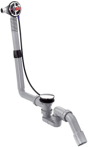 Hansgrohe Grundkörper Exafill S Wanneneinlauf mit Ab-/Überlaufgarnitur, für Normalwanne-58115180