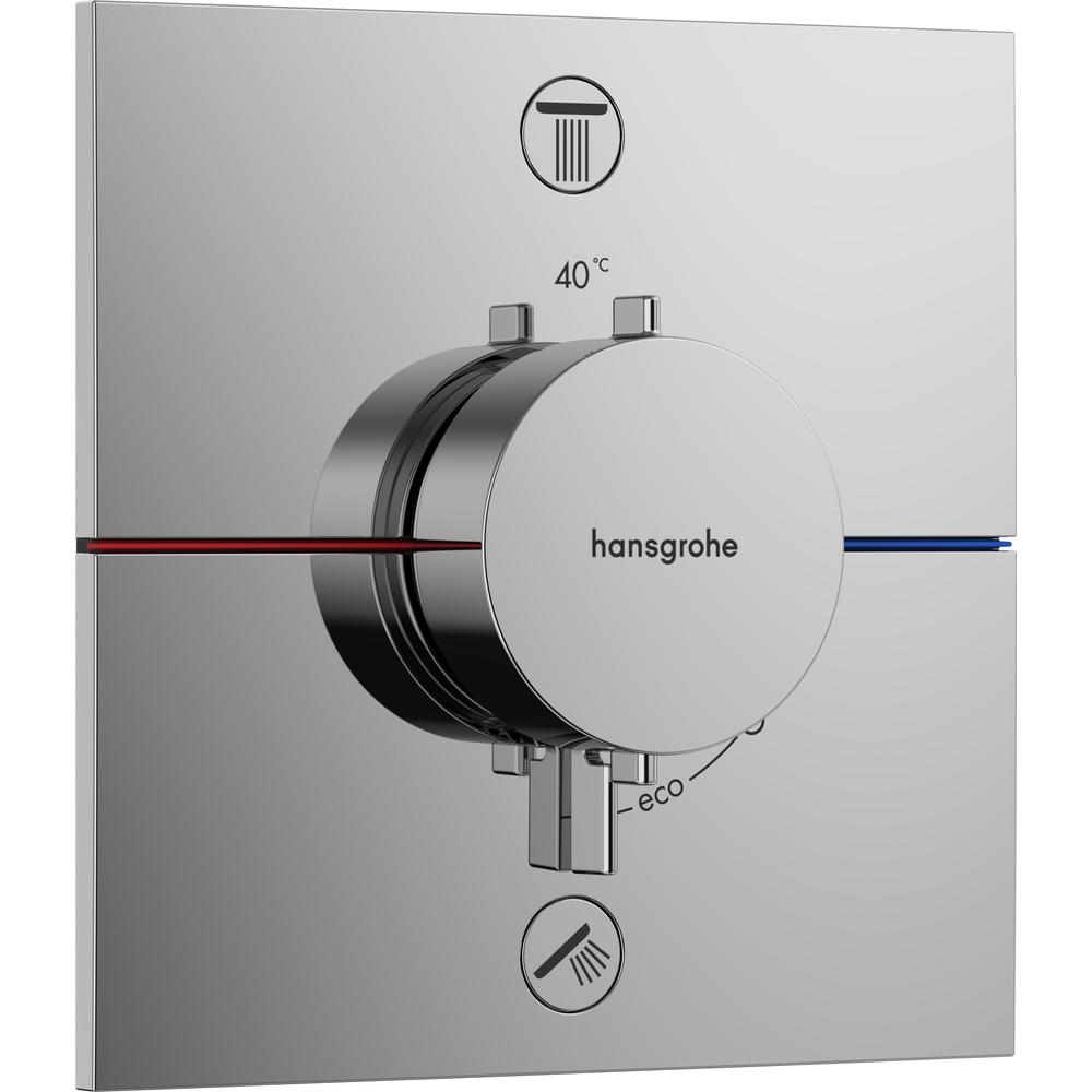 Hansgrohe Thermostat Unterputz ShowerSelect Comfort E, für 2 Verbraucher, chrom-15572000