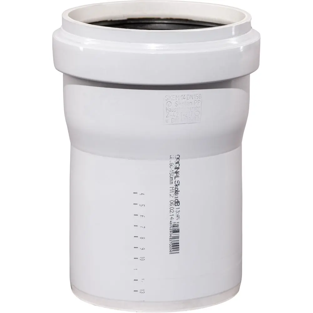 Ostendorf SKOLANsafe-Rohr EM DN/OD 160, 150mm, mit Muffe-337000