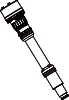 hansgrohe Absperreinheit inkl.Umsteller Axor Starck Organic BW-TH bdst.vc-92220000