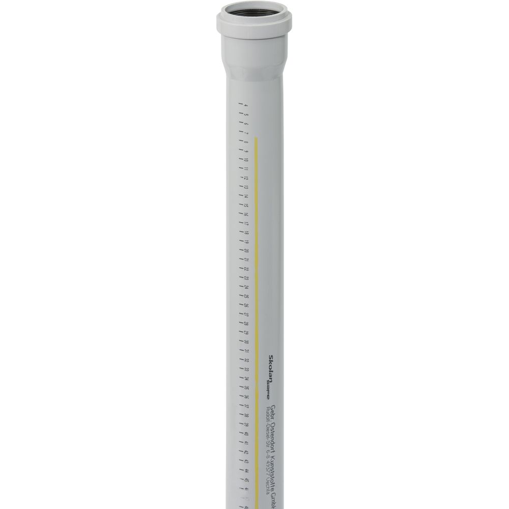 Ostendorf SKOLANsafe-Rohr EM DN/OD 58, 1000mm, mit Muffe-332040