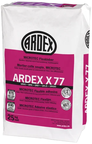 Ardex X77 Microtec-Flexkleber, C2 a 25 kg Sack-54060