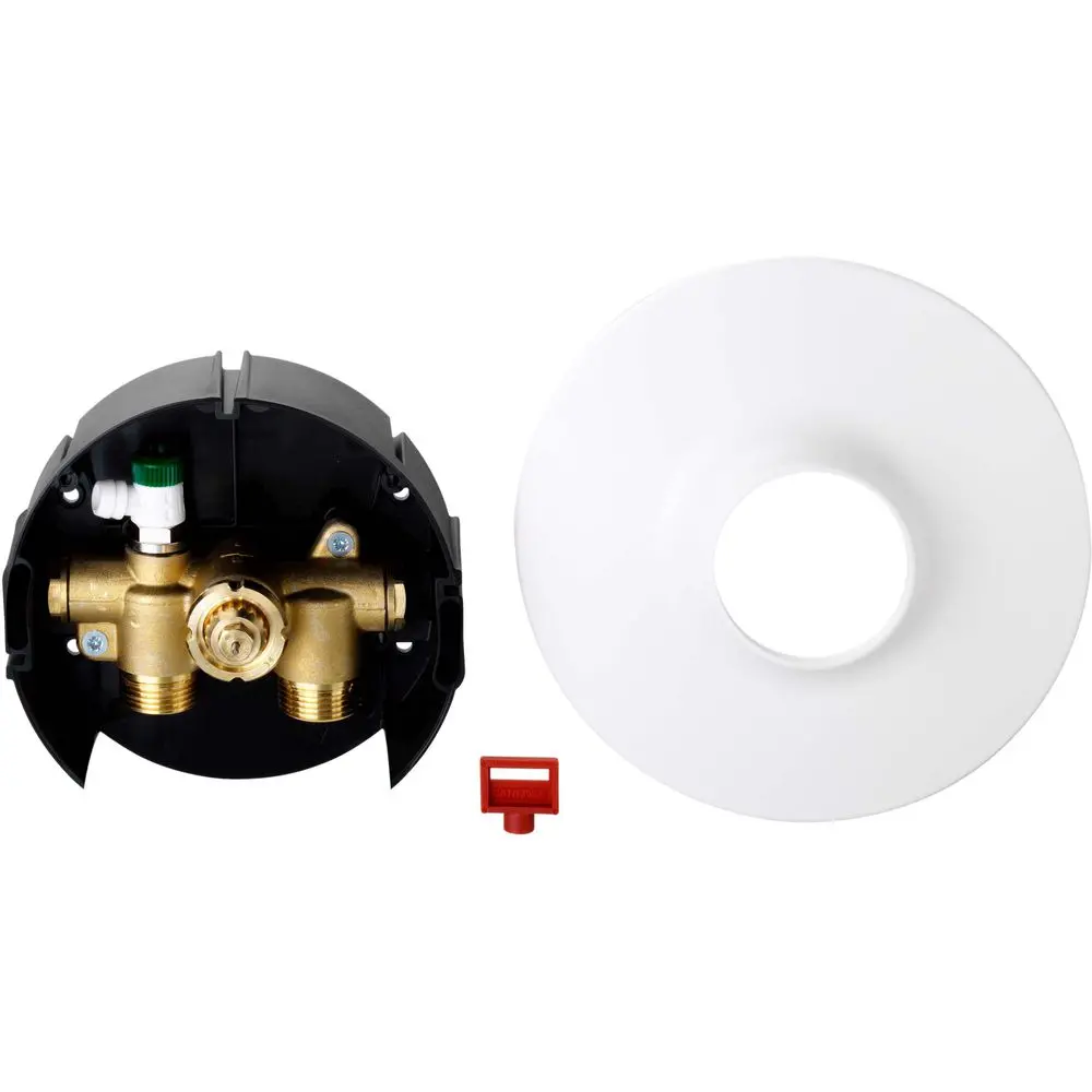 Danfoss RL-Temp.-Begr. FHV-R 20 G 3/4", runde Abdeckkappe, weiß, mit UP-Kasten -003L1015