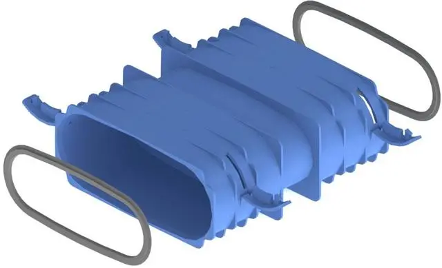 Kermi Verbindungsmuffe x-well 132 x 52 mm, ger., f zwei Lüftungsrohre-Y2201075004K Kermi Verbindungsmuffe x-well 132 x 52 mm, ger., f zwei Lüftungsrohre-Y2201075004K