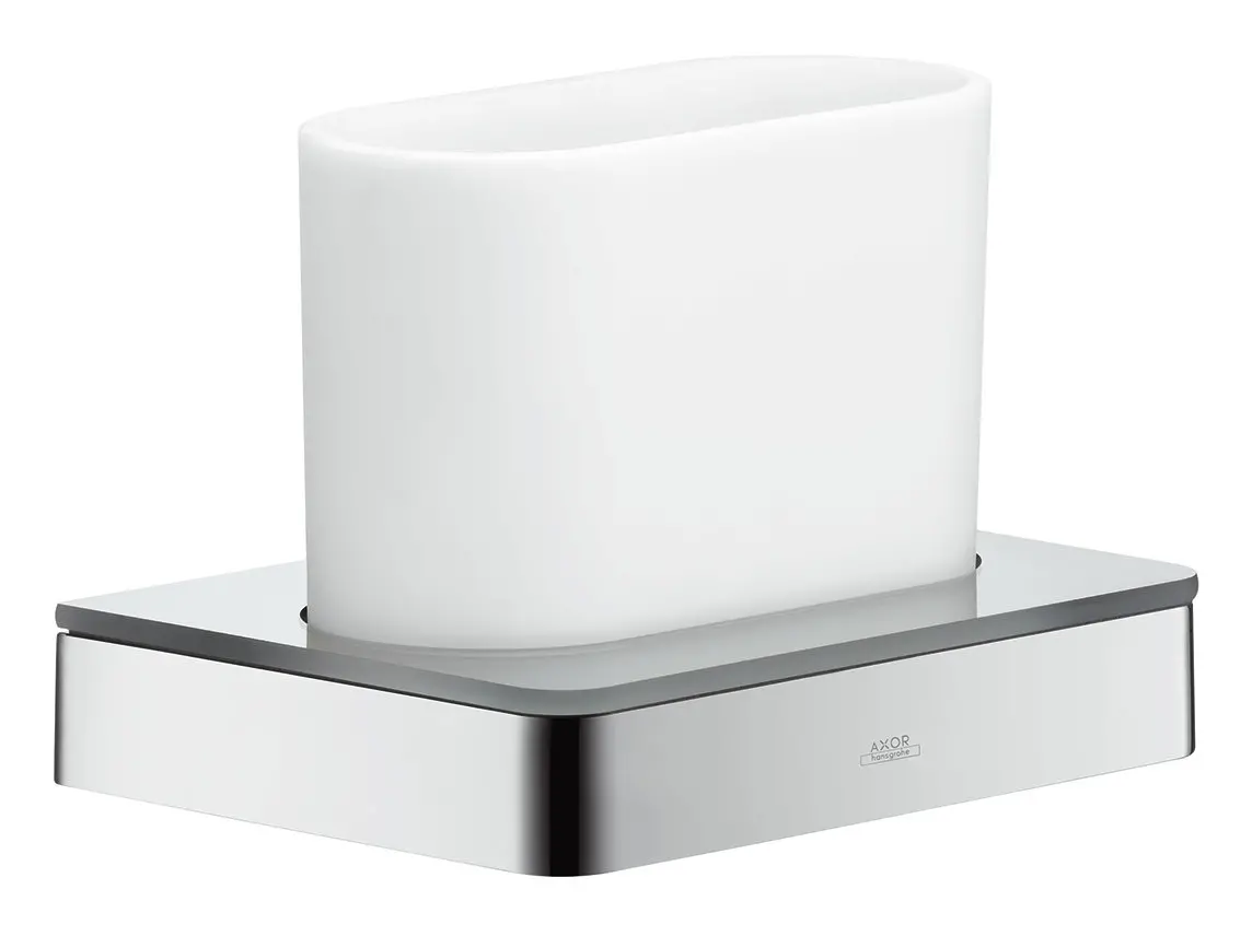 Hansgrohe Zahnglas Axor universal Glas, Halter chrom-42834000