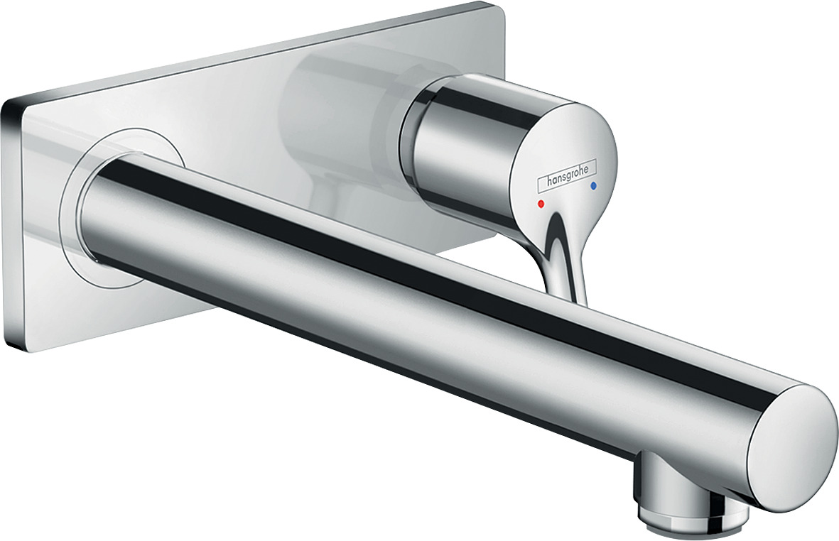 Fertigmontageset Talis S EcoSmart Auslauf 225mm, chrom, UP-Waschtisch-Einhebelmischer, für Wandmonta Auslauf 225mm, chrom, UP-Waschtisch-Einhebelmischer, für Wandmontage-72111000