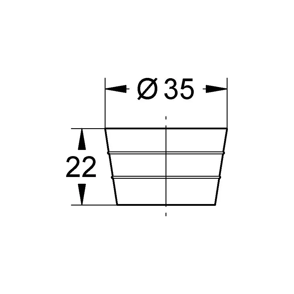 GROHE Spülstromdrossel 42300 für Spülkasten GD2-42300000