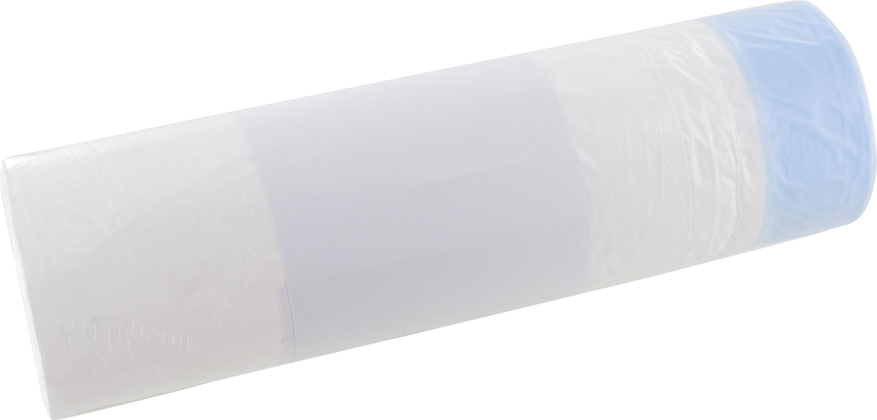 Triuso Müllbeutel 30 l HDPE weiß, mit Zugband, 500 x 600 mm, 15 my, Rolle a 25 Stück-56004