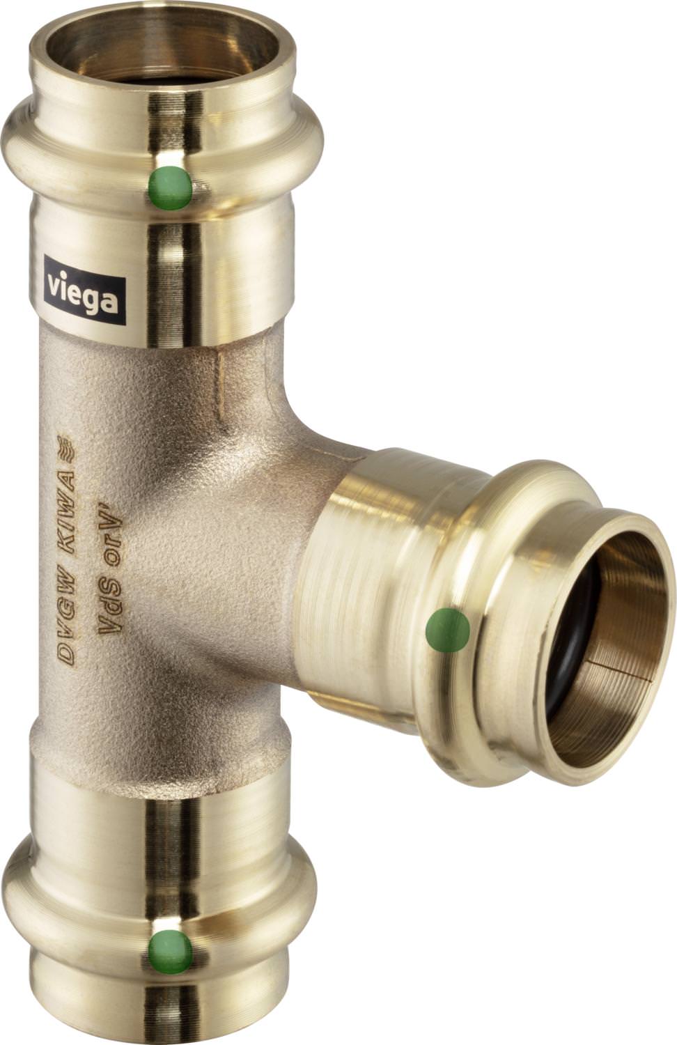 Viega Sanpress 2218 T-Stück 15mm ,Siliziumbronze 106614-106614