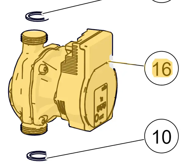 ETA Ersatzteil Pumpen-Austausch-Set PU WILO Para 15-130/7-50/iPWM 1-9-60480-00-E ETA Ersatzteil Pumpen-Austausch-Set PU WILO Para 15-130/7-50/iPWM 1-9-60480-00-E