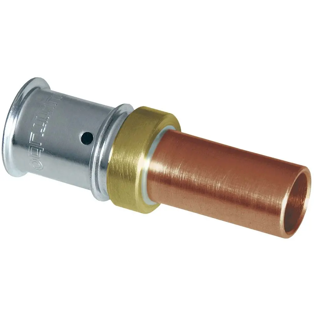 Multitubo Metall-Press-Übergang 20 x 2,25 mm - Cu 18 mm, Messing-G2F29730