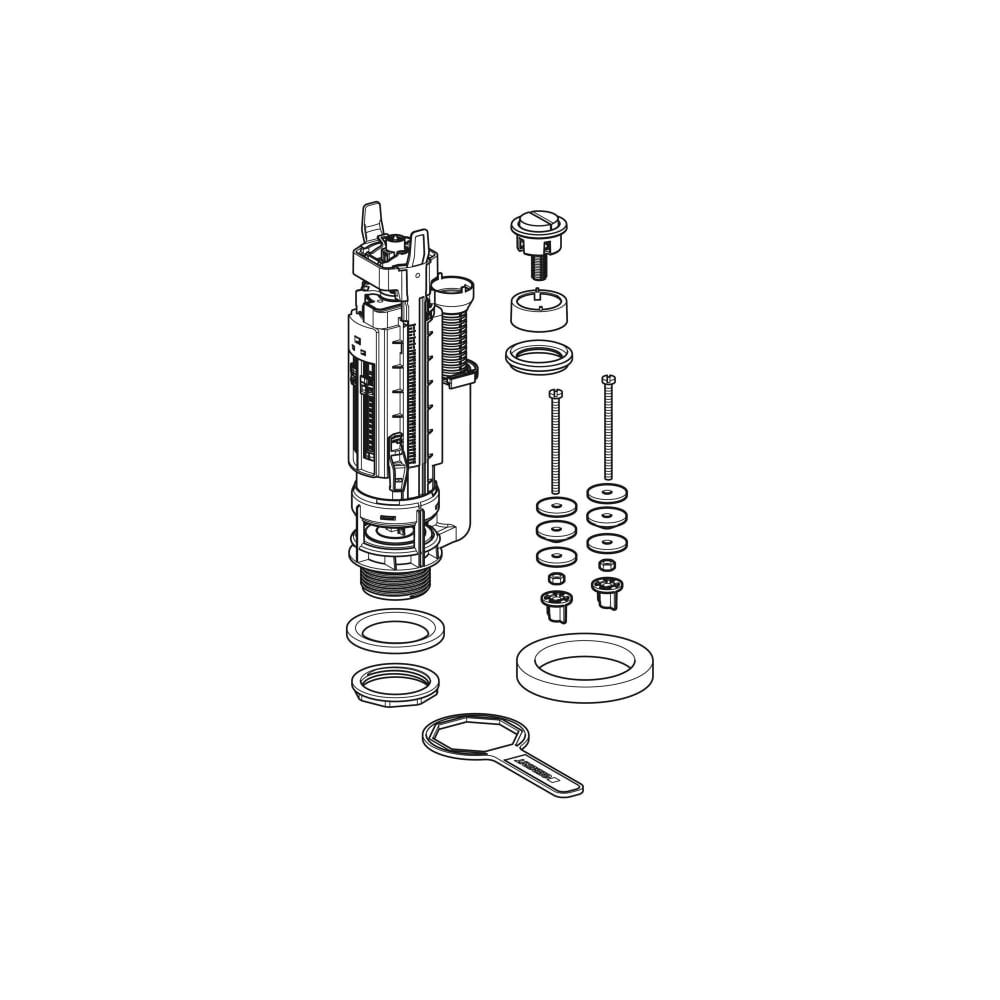 Geberit Spülventil Typ 290 für 2-Mengen-Spülung-282350212