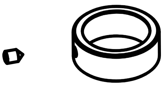 hansgrohe Sicherungsring für Gelenkkugel Kopfbrause chrom-98942000