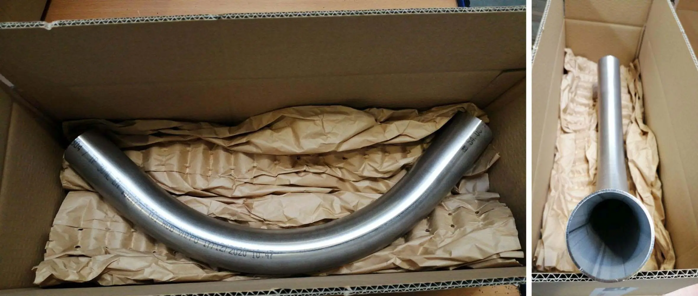 ETA Bogen 90° Edelstahl V2A D=54mm x 1,5mm ab 60kW und mehr als 12,5m Schlauchlänge-12250C-090-00 ETA Bogen 90° Edelstahl V2A D=54mm x 1,5mm ab 60kW und mehr als 12,5m Schlauchlänge-12250C-090-00