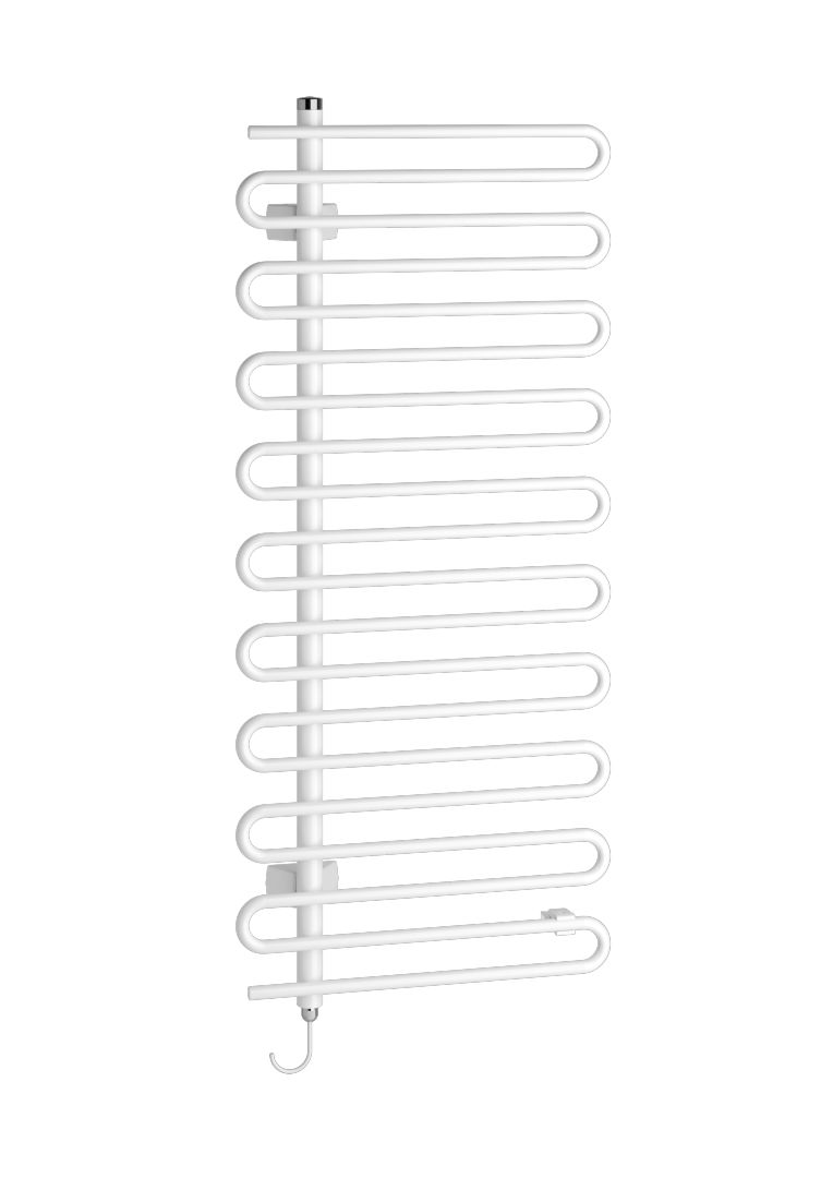 Kermi Bad-Heizkörper Icaro-E 1421x400mm, weiß (R 9016), ESet WRS links-CRE1A14400113XK