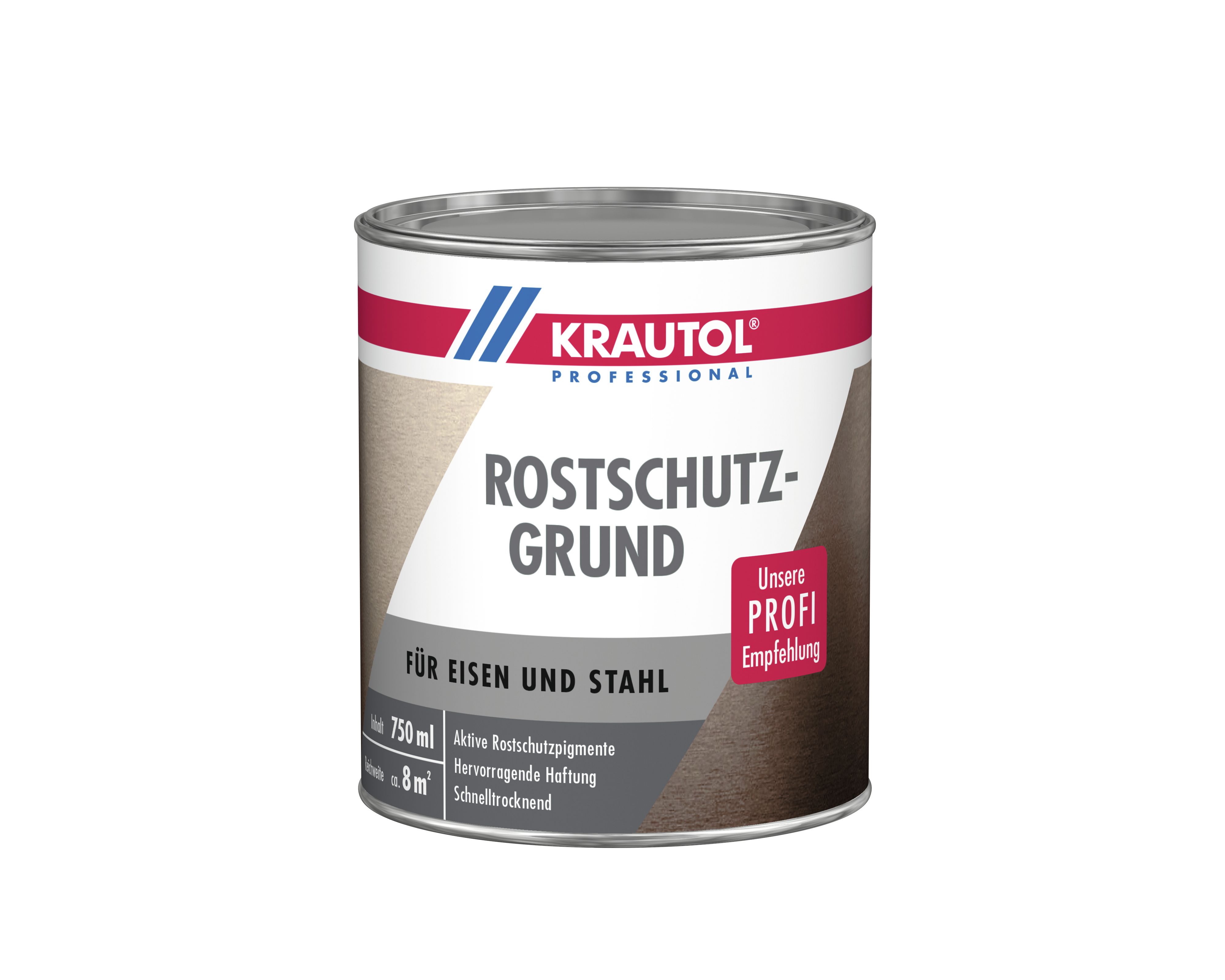 Krautol Kunstharz Rostschutzgrund schnelltrocknend, schnell überlackierbar, 750 ml, grau-893347