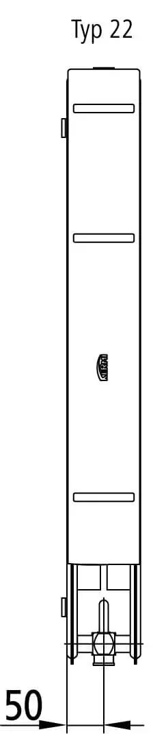 Kermi Flachheizkörper Verteo Profil-FSN101600401X3K Kermi Flachheizkörper Verteo Profil-FSN101600401X3K