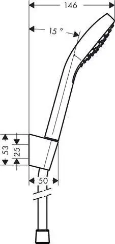 hansgrohe Brause-Set Croma Select S-26420400 hansgrohe Brause-Set Croma Select S-26420400