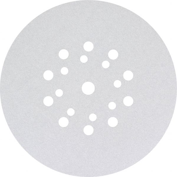 Triuso Haftschleifblätter mit Klettbelag, Ø 225 mm, gelocht, Großpack 25 Stück, Körnung K80-225-80 Triuso Haftschleifblätter mit Klettbelag, Ø 225 mm, gelocht, Großpack 25 Stück, Körnung K80-225-80