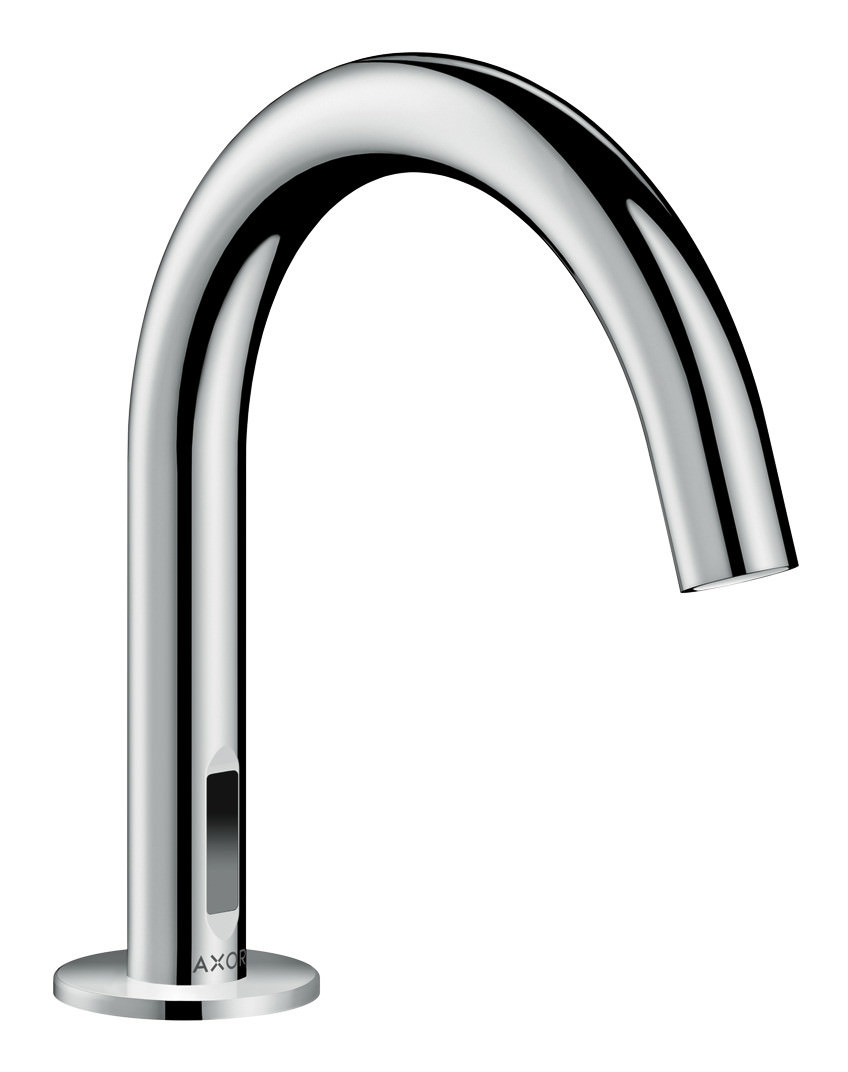 hansgrohe Waschtisch-Armatur Axor Uno elektronisch, mit Temperaturregulierung, Netzbetrieb, chrom-38010000