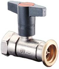 Oventrop Pumpenkugelhahn Optibal P DN 25, Rp 1xG 1 1/2, PN 10, Sperrventil, Messing vernickelt-1078171