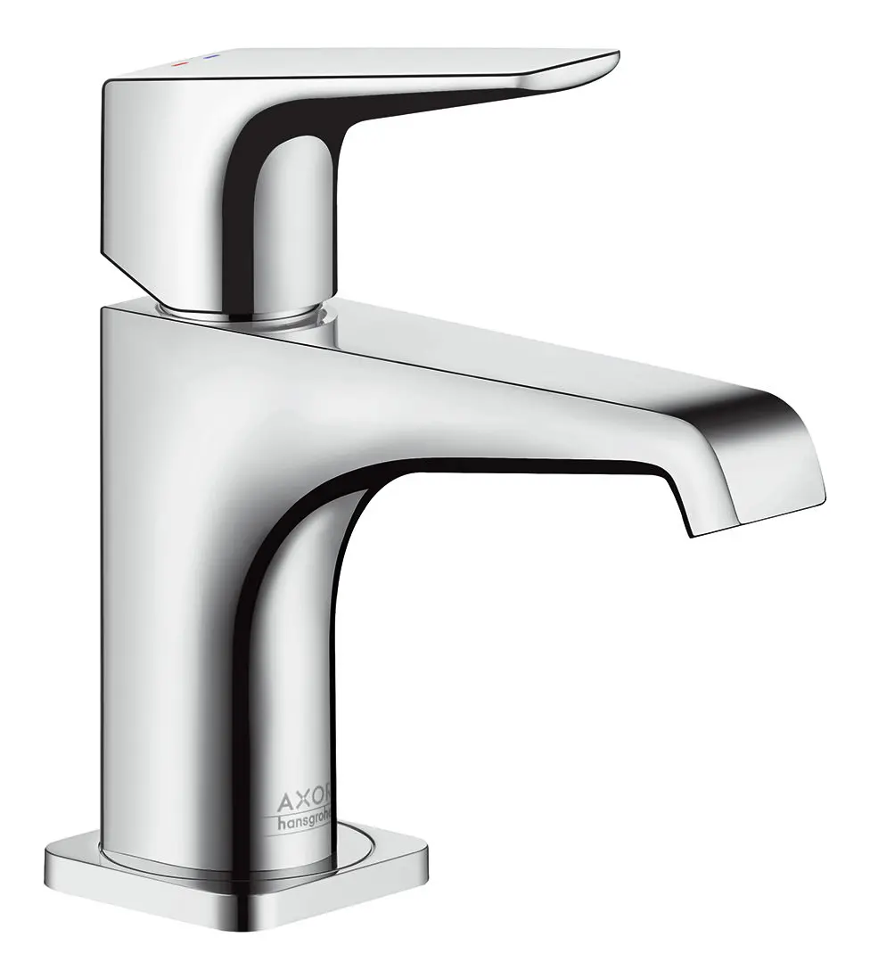 Waschtisch-Einhebelmischer Axor Citterio E 90 Ausladung 135 mm, nicht verschließbares Ventil, mit He-36112000