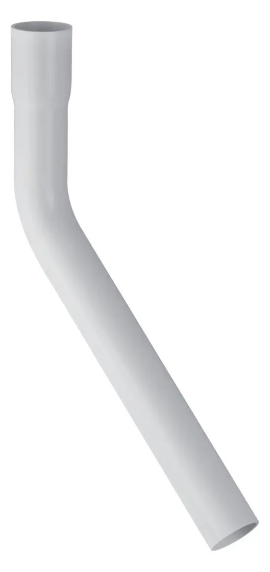 Geberit Spülbogenverlängerung 45Gr, 30 x 10 cm, mit Steckmuffe: d=44mm, weiß-alpin 118.020.11.1-118020111