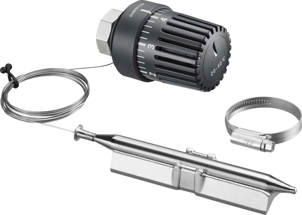 Oventrop Temperaturregler 20-50 °C, mit Anlegefühler, Kapillarrohr 2 m-1142861