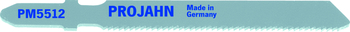Projahn HSS Stichsägeblätter Typ PM5512 (ähnlich T118A), Zahnteilung 1,2 mm, Schnittlänge 55 mm (5 Stück)-63201