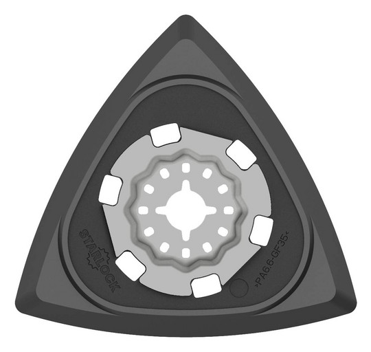 Projahn Deltaschleifplatte für Multitool Starlock mit Klettverbindung, für Schleifpapier 93 x 93 x 93 mm-66316 Projahn Deltaschleifplatte für Multitool Starlock mit Klettverbindung, für Schleifpapier 93 x 93 x 93 mm-66316